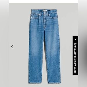 Madewell jeans w/tags. Size 29p.